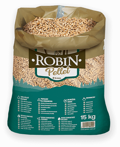 worek pelletu opałowego Robin do kupienia w Białej Rawskiej lub sklepie internetowym